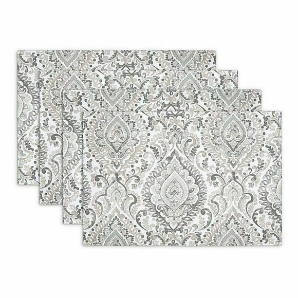 Watercolor Damask Other - Place Mats Watercolor Damask Indoor/Outdoor Placem